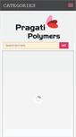 Mobile Screenshot of pragatipolymers.net